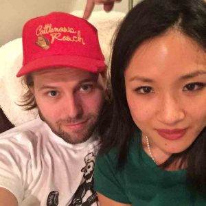 Constance Wu Taking Selfie with her boyfriend