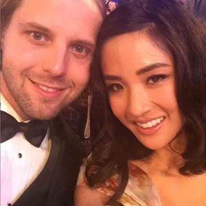 Constance Wu with her boyfriend