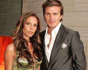 David Beckham and Victoria Beckham