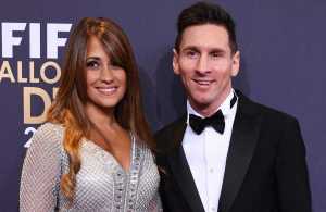 Lionel Messi and Antonella Roccuzzo